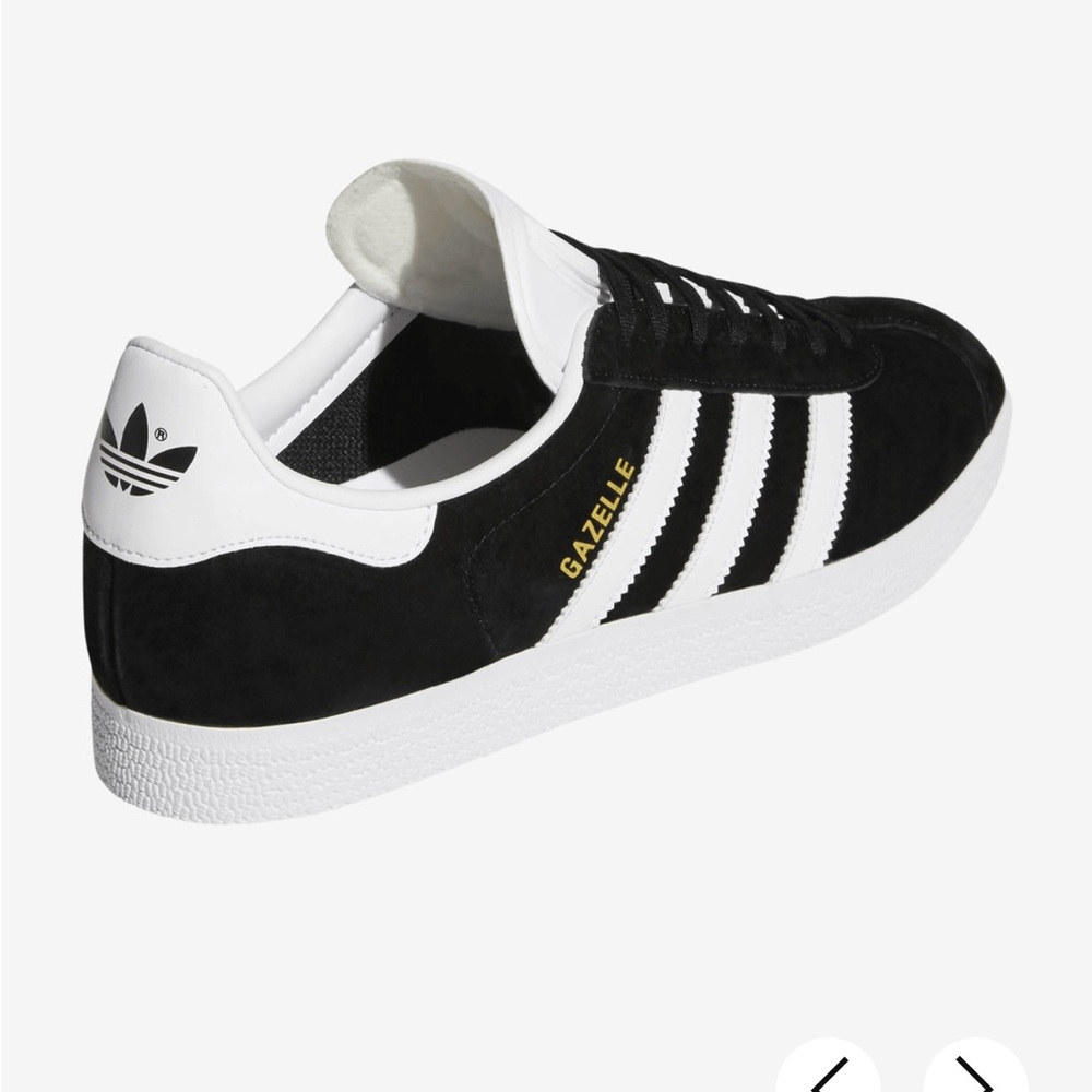Adidas Black and White Sneakers with Signature Stripes